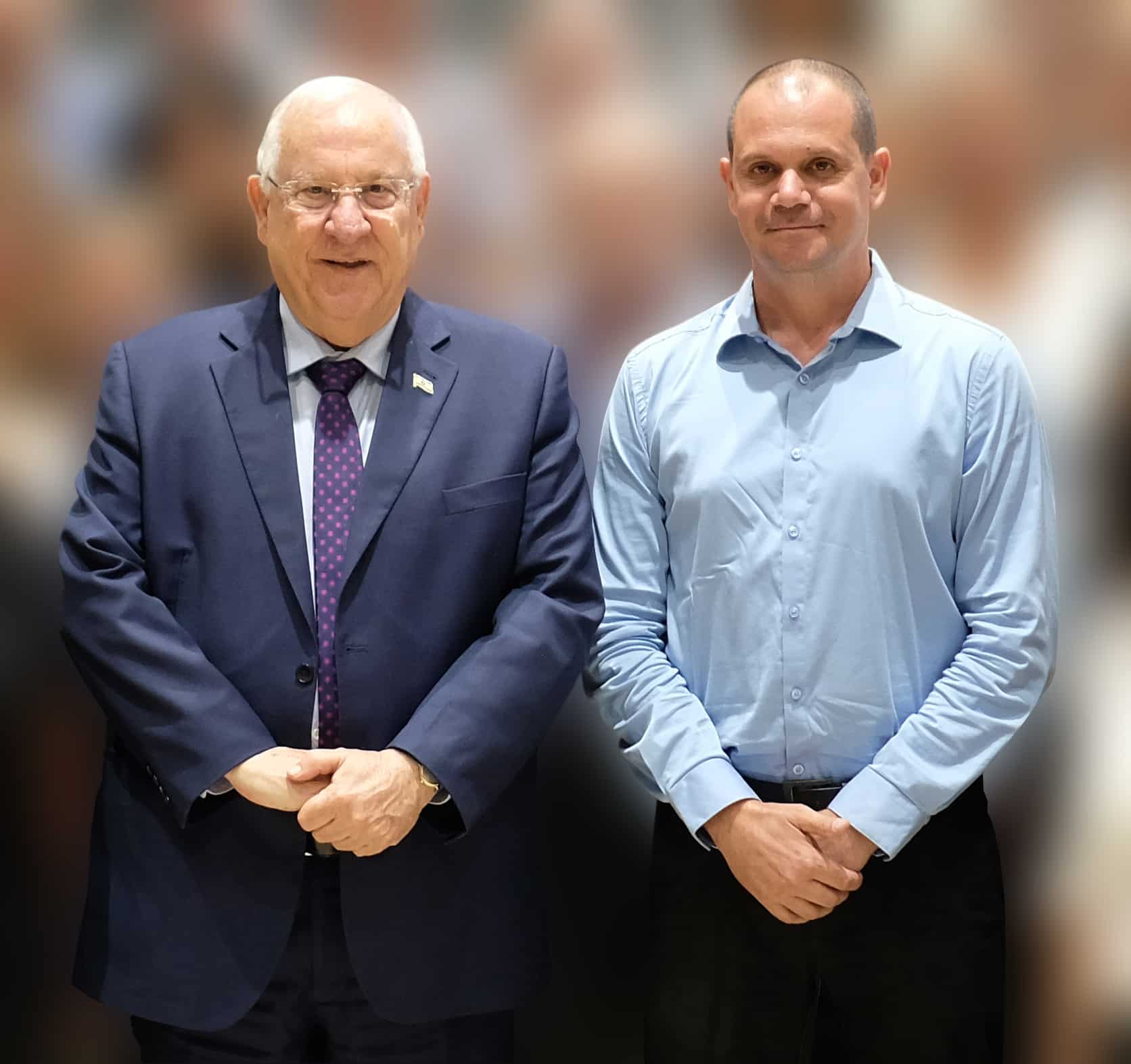 עו"ד היימן עם נשיא המדינה