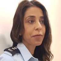 תיק הדגל הראשון של יחידה 105. מפקדת, נצ"מ אתי בצר 