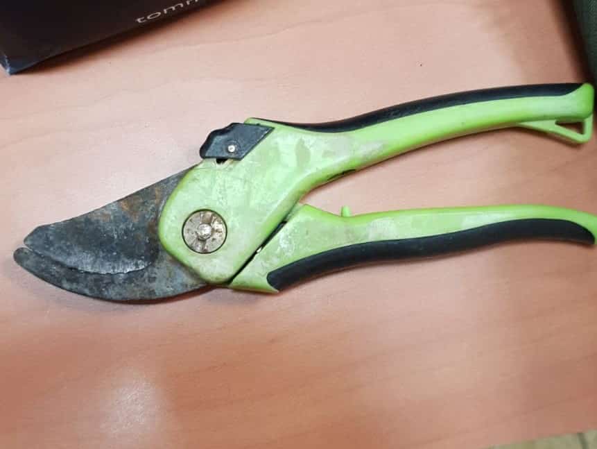 המזמרה שנתפסה (צילום: דוברות המשטרה)