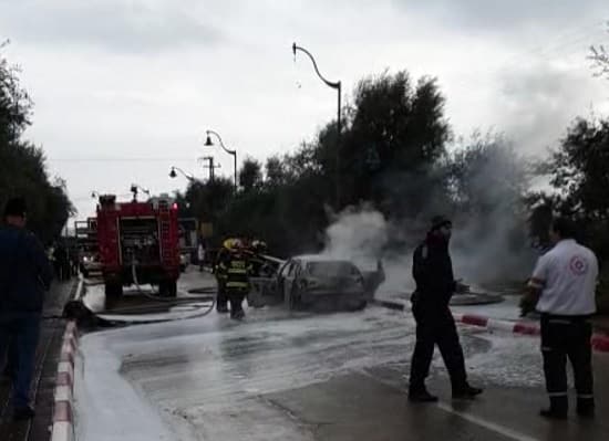 זירת הפיצוץ (צילום: דוברות מד"א)