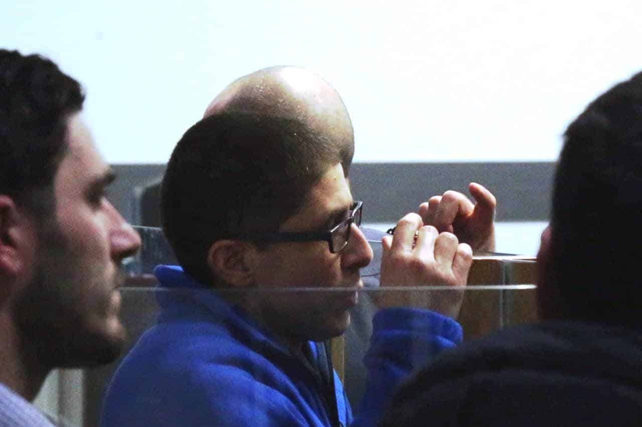 הנאשם רמי יוגב בבית המשפט (צילום: פוסטה)