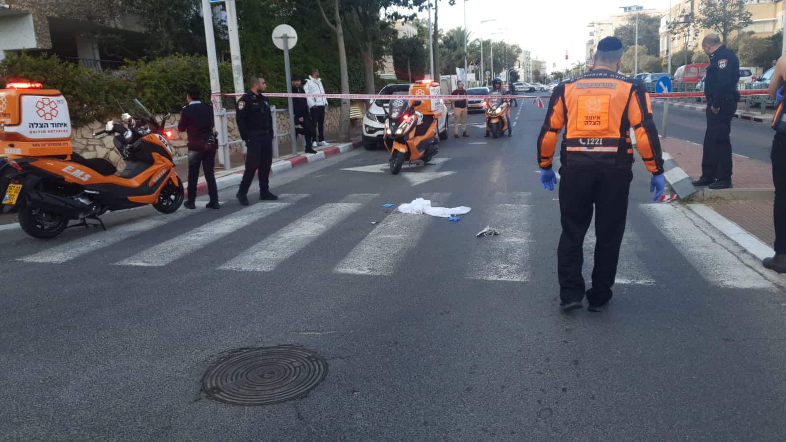 זירת האירוע (צילום: איחוד הצלה)
