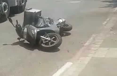 תאונת אופנוע(צילום ארכיון להמחשה: מד"א)