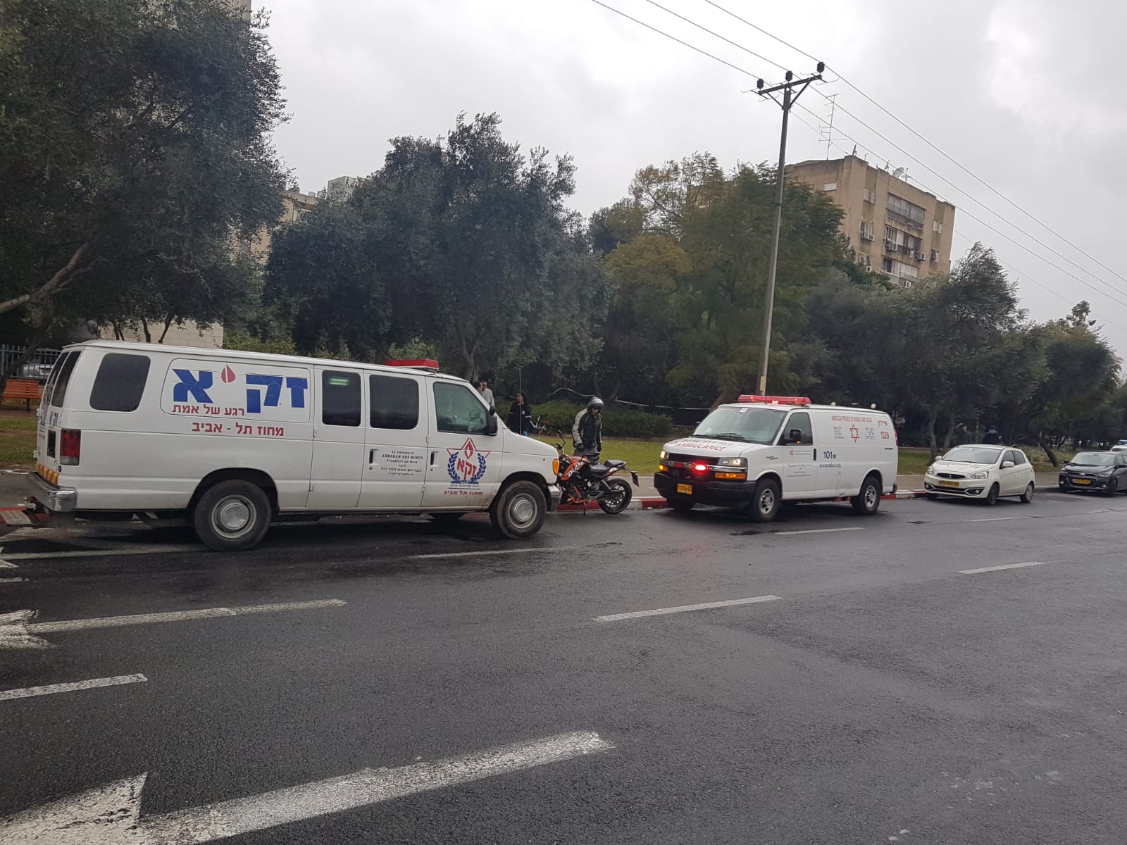 זירת התאונה