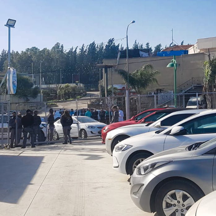 אחד המגרשים עליהם נערכה הפשיטה (צילומים: דוברות המשטרה)