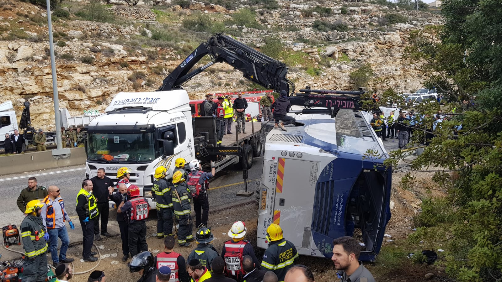 זירת התאונה