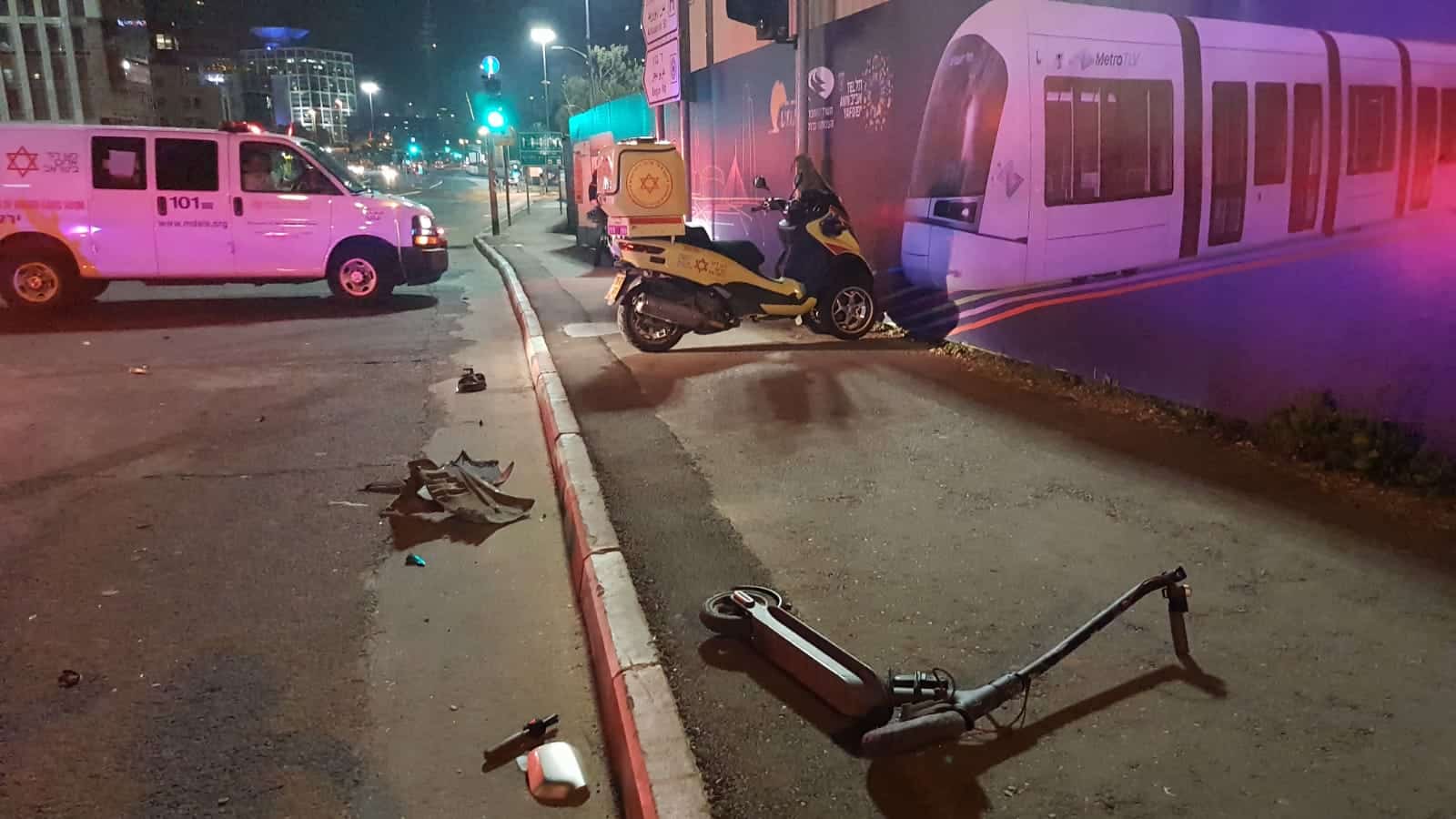  זירת התאונה