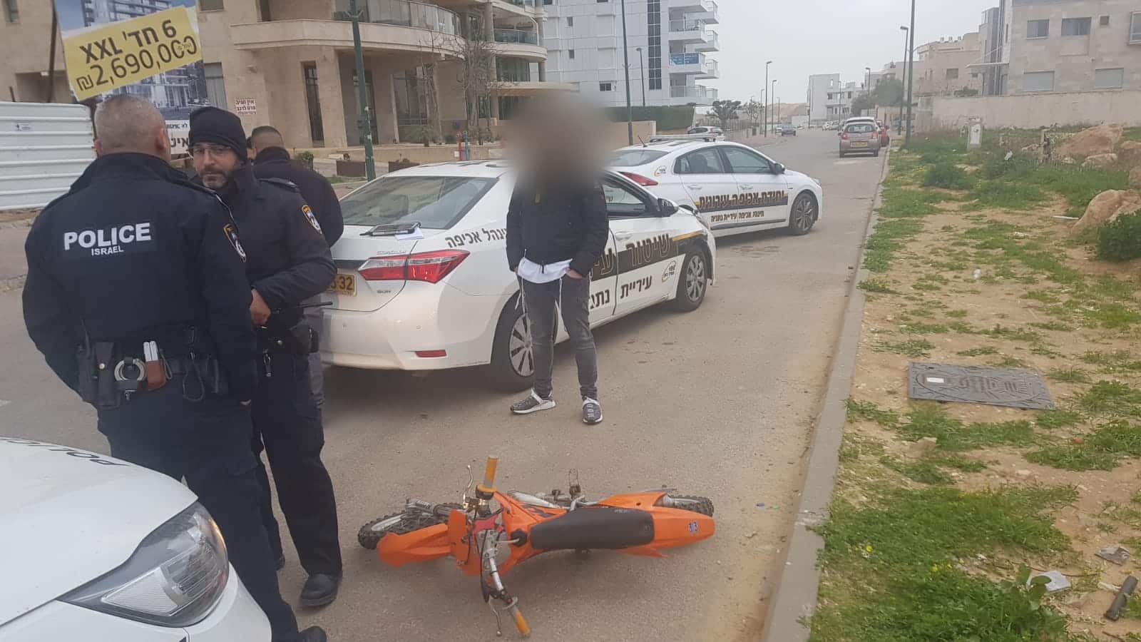 איזה ילד בן עשר לא היה רוצה כזה כלי. האופנוע (צילום: דוברות המשטרה