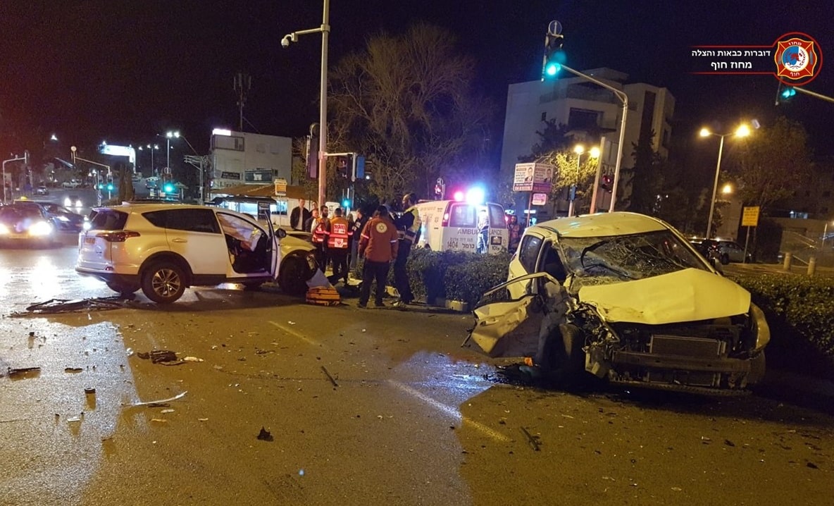 זירת התאונה
