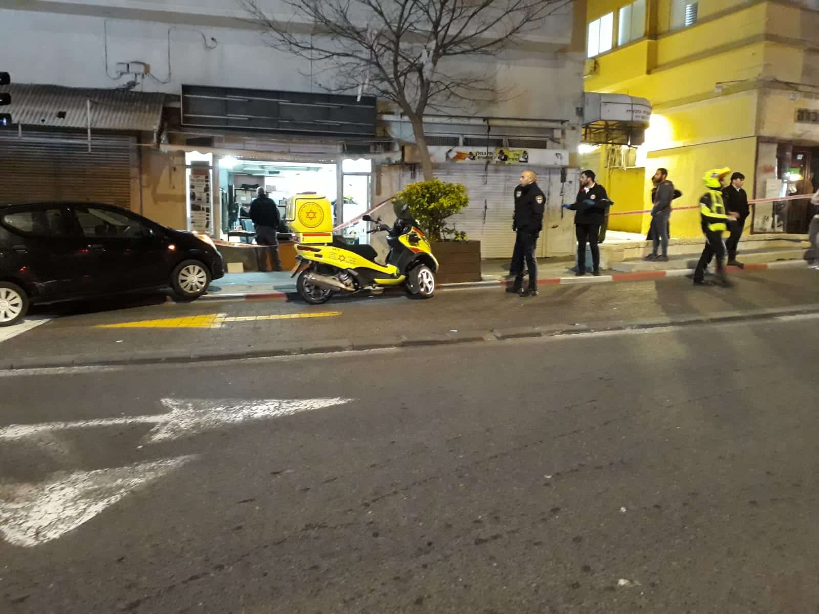 זירת האירוע. צילום: תיעוד מבצעי מד"א