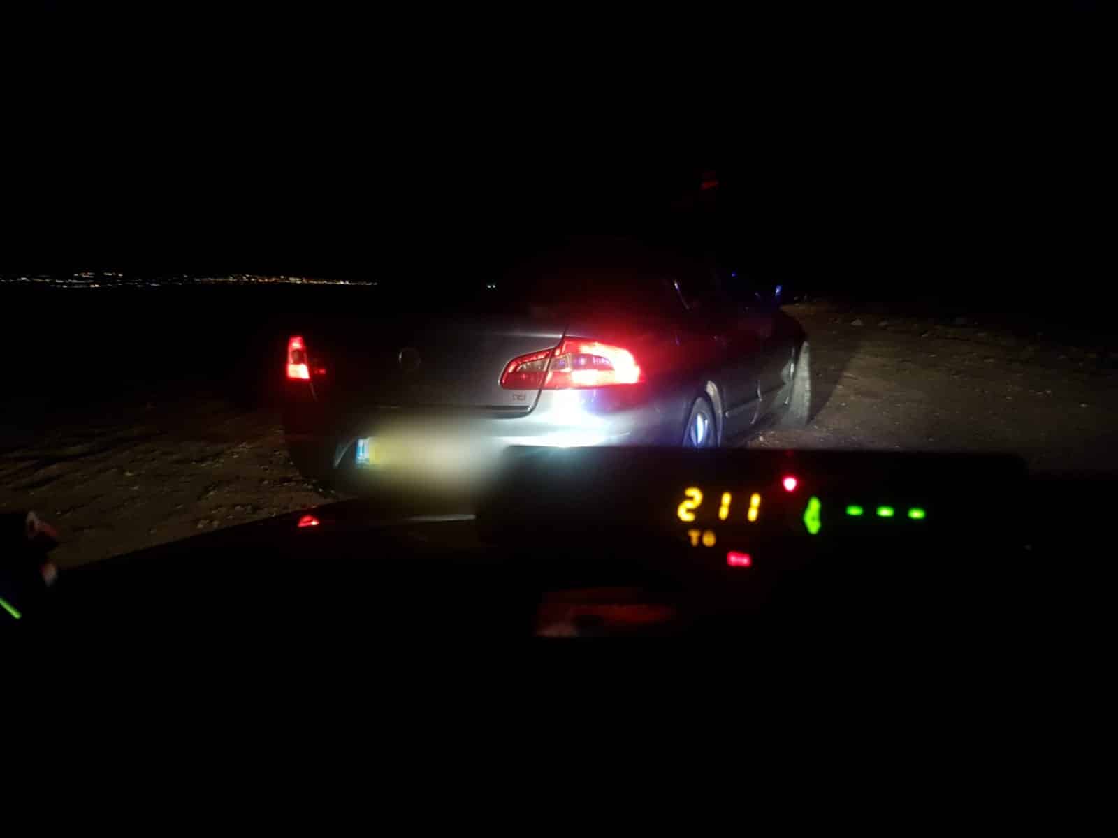 המהירות המותרת במקטע שבו נתפס עומדת על 90 קמ"ש בלבד