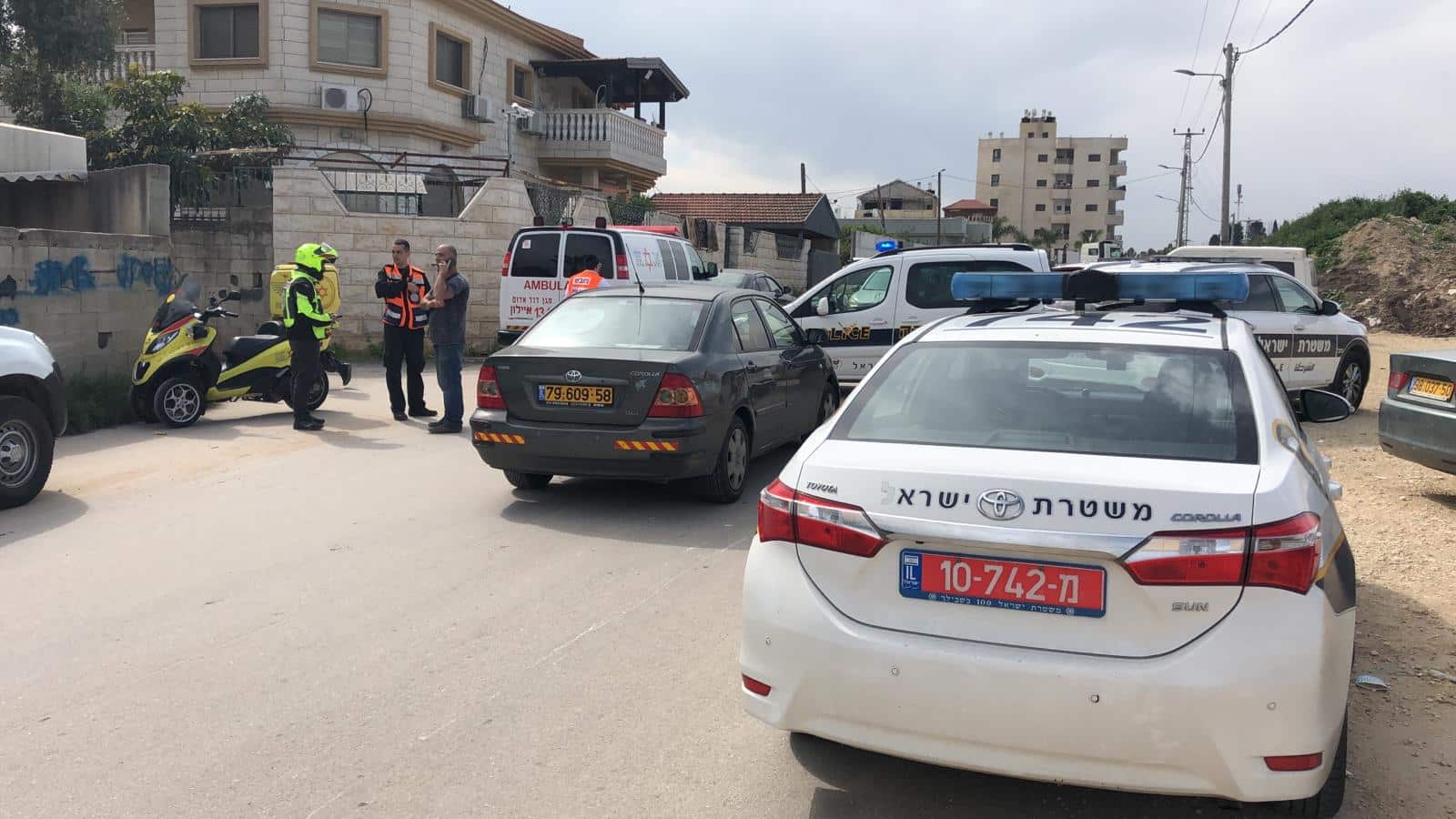 זירת הרצח (צילום: תיעוד מבצעי מד"א)