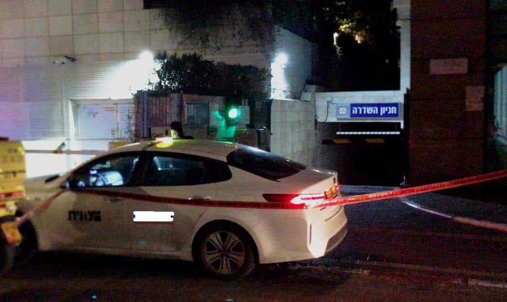 זירת הדקירה של נהג המונית
