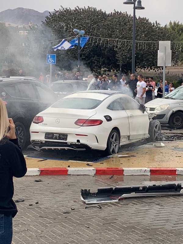 דקות ראשונות לאחר הפיצוץ