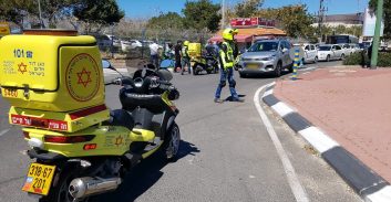 אשקלון: בת 60 נפצעה קשה מפגיעת רכב