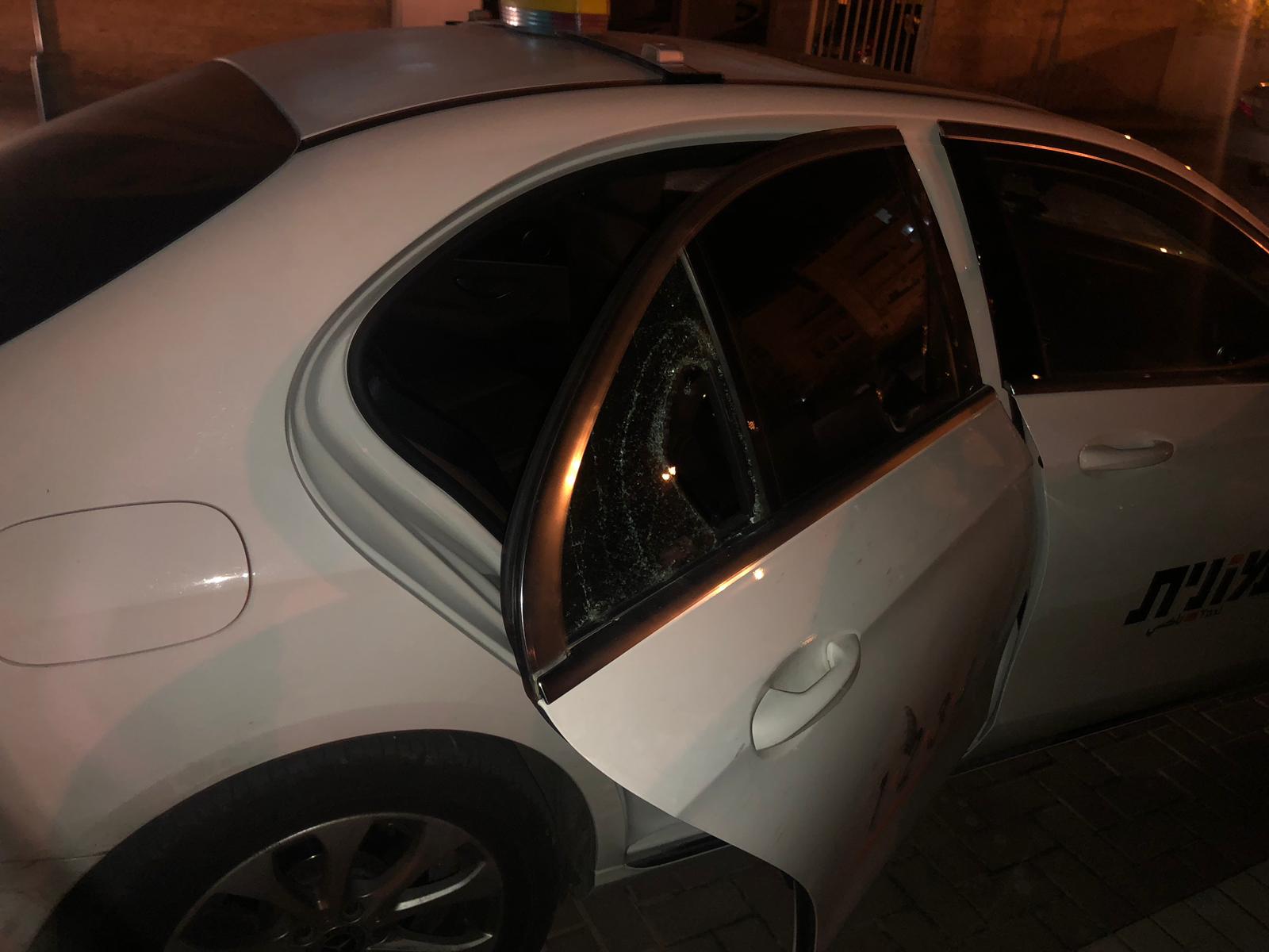 מונית שנפרצה בבאר שבע