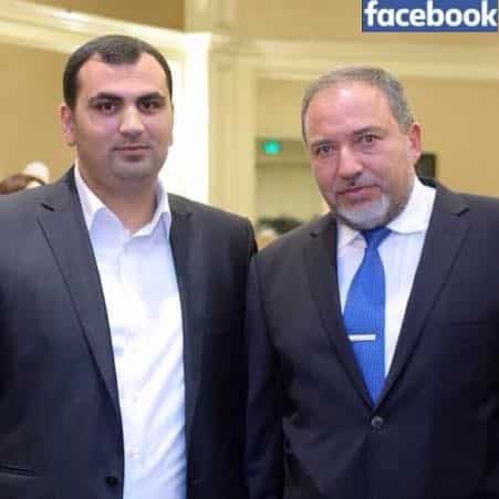 יוסף פייסארוב ושר הביטחון אביגדור ליברמן