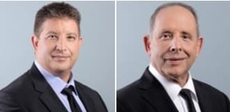 עורכי הדין קובי גולדמן (מימין) ואורי גולדמן