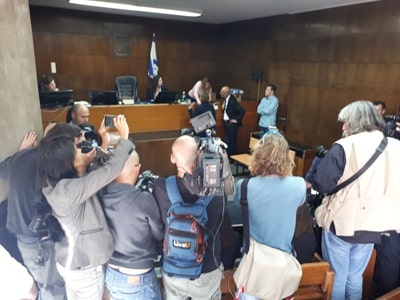 צלמים בבית המשפט (צילום להמחשה)