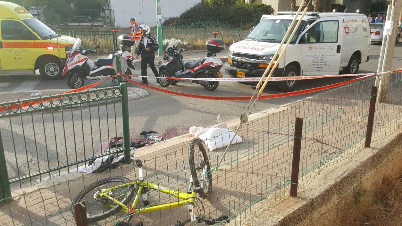 זירת האירוע בפתח תקווה