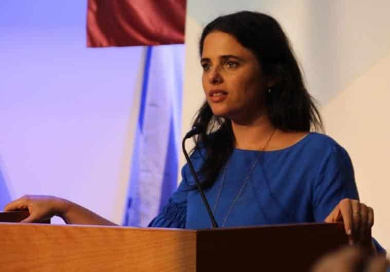 איילת שקד באירוע. "בשורה לתושבי הצפון"