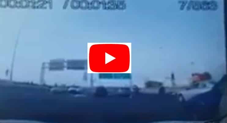 צפו בסרטון: רגע פיצוץ הרכב