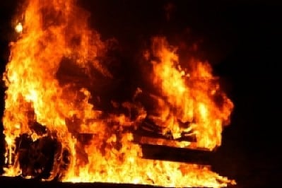 burning car freepik
