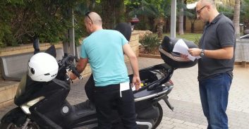 מבצע סוכן – הוחזרו לבעליהם קטנועים גנובים