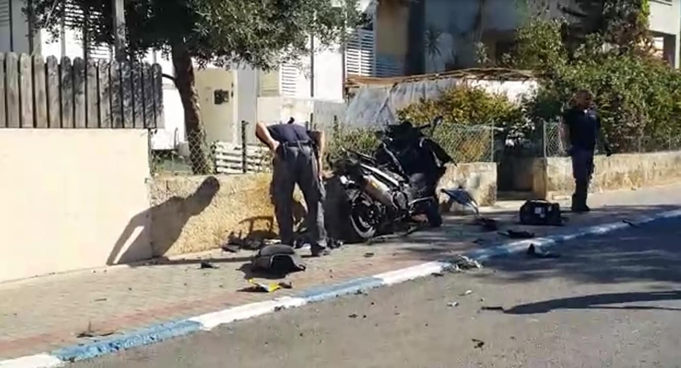 זירת האירוע (צילום משטרת ישראל)