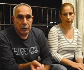 הורים שכולים. שאול שאטי ואשתו (צילום באדיבות מעריב)