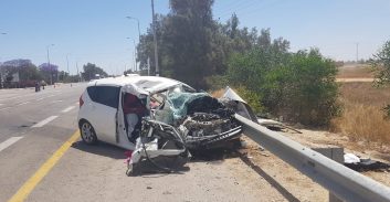פצועה קשה בתאונה בין רכב פרטי למשאית בצומת אורים
