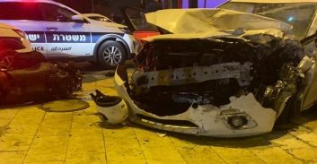 בתום מרדף: קטין ממזרח ירושלים נפצע בינוני-קשה בהתנגשות עם ניידת מג"ב