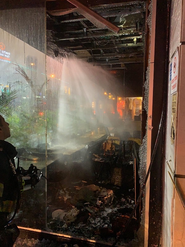 מוכר למשטרה מלוד נעצר בחשד להצתת מכבסה ברמלה