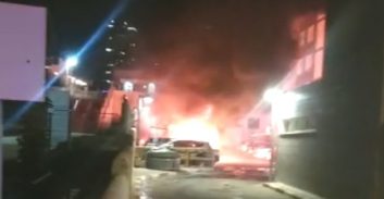 המרינה באשדוד: רכב השייך לאשת עבריין הוצת וגרם לשריפת מכוניות נוספות