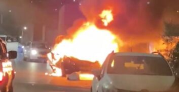 חשד: פוצץ את רכב אחיו עקב סכסוך ותיכנן לפגוע בשוטר שהתערב