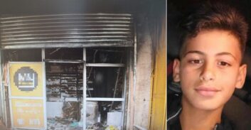 ארבעה נאשמים ברצח ילד בן 12 בהצתת חנות סלולר ביישוב חורה