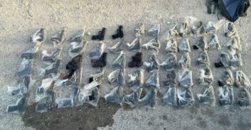 סוכלה הברחת ענק של עשרות אמצעי לחימה לא חוקיים בגבול ירדן