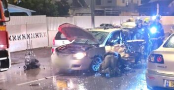 מלחמות השרון: מוכר למשטרה ועובר אורח נפצעו בפיצוץ אופנוע בפתח תקווה