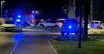 רימון לעבר בית של עבריין בכיר בהרצליה