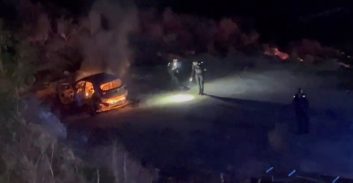 רצח בטייבה: גופה נמצאה בתוך רכב שעלה באש