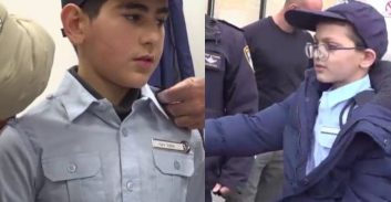 אחמד ויהודה הגשימו ביחד חלום: להיות שוטרים ליום אחד