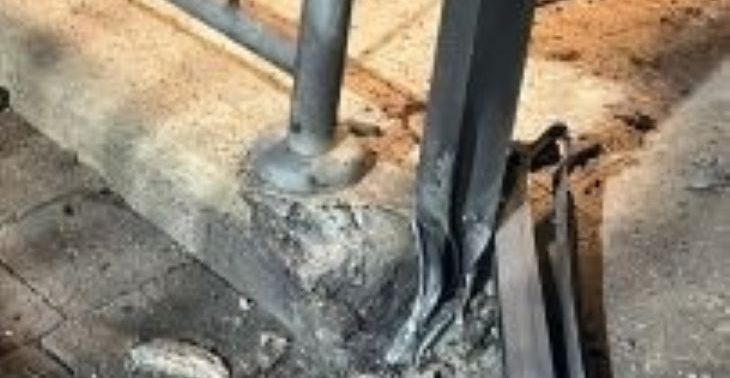 פיצוץ בבניין המחשה בלבד חיצונית