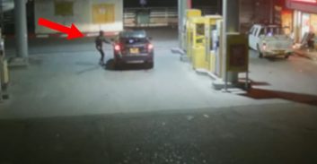 אישום: גנב רכב שנותר מונע בתחנת-דלק ויצא לבצע ירי למטרות סחיטה