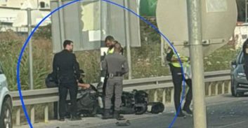 שני רוכבי אופנוע צעירים נפגעו מניידת בילוש בכניסה לאיבטין