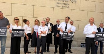 מחאת הפרקליטים והסנגורים על הפגיעה בבית השופט סולברג